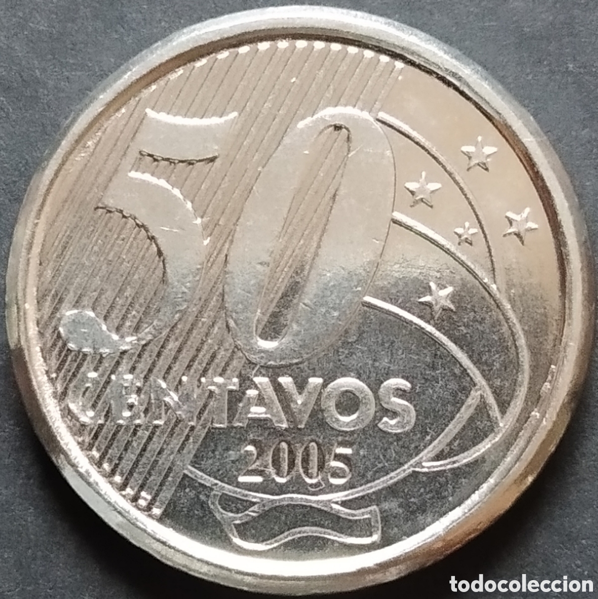 Monedas antiguas de Am&eacute;rica: MONEDA - BRASIL 50 CENTAVOS 2005 - Foto 1