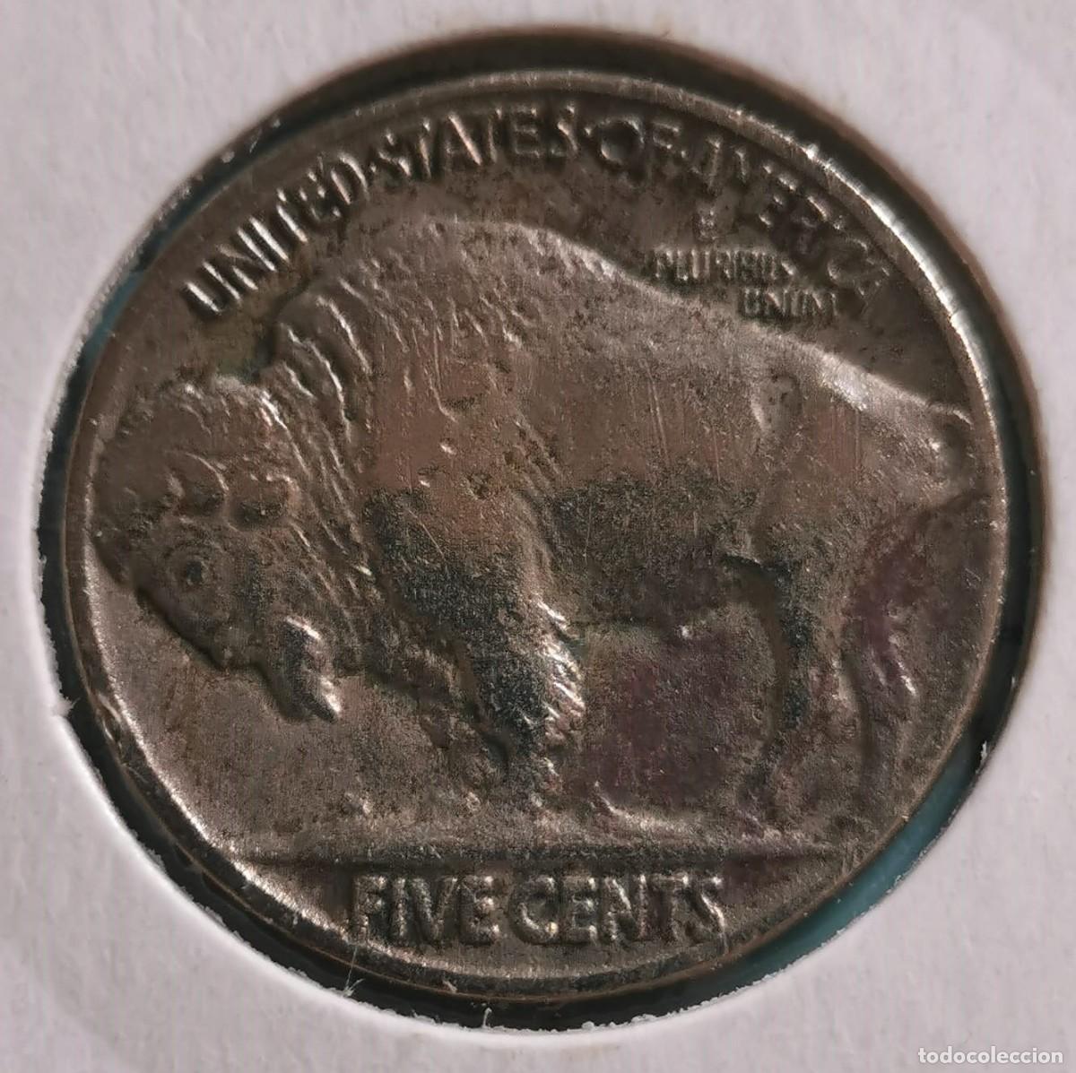 Monedas antiguas de Am&eacute;rica: Moneda 5 centavos usa- 1925 - Foto 2