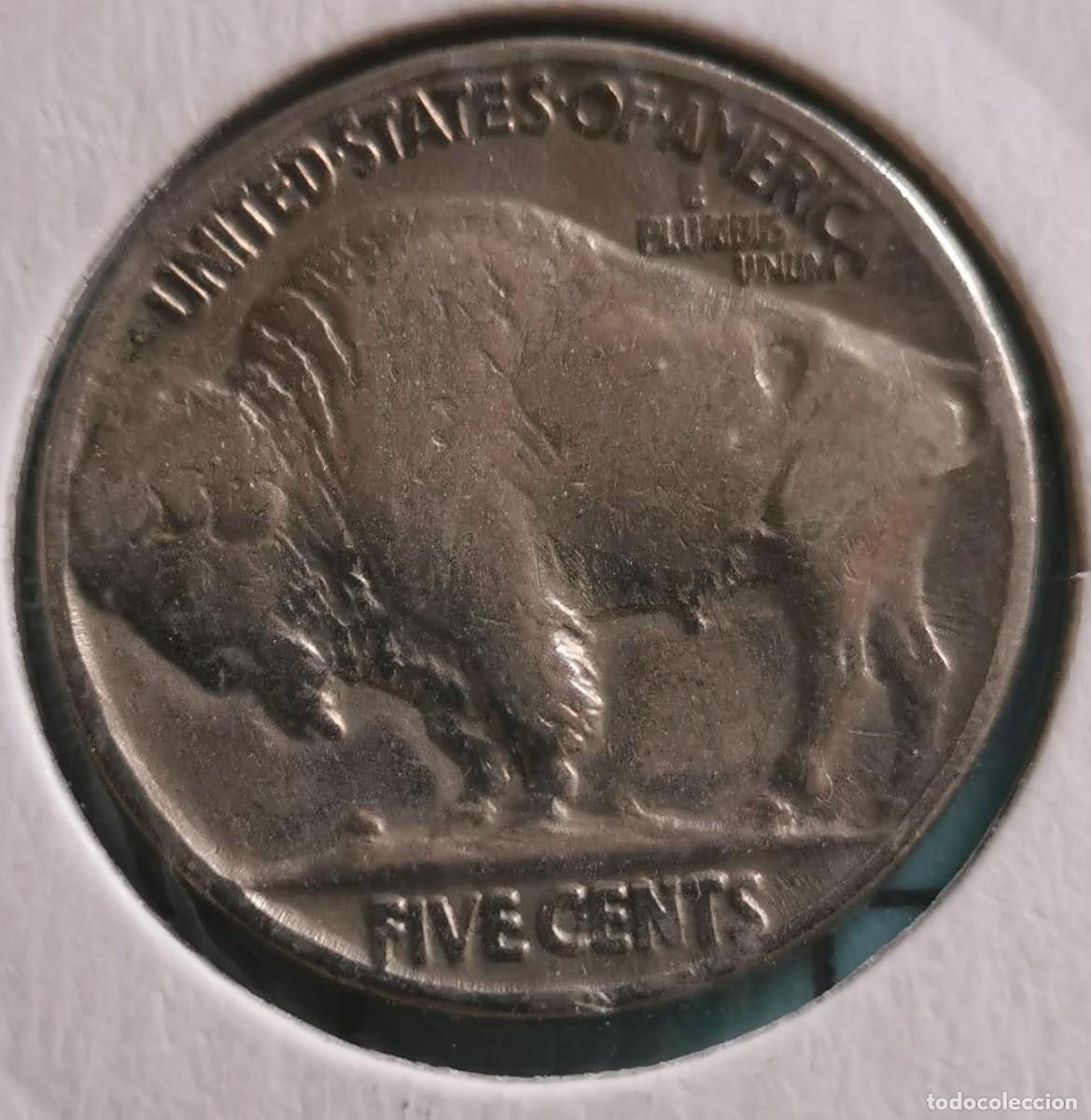Monedas antiguas de Am&eacute;rica: Moneda 5 centavos usa- 1936 - Foto 2