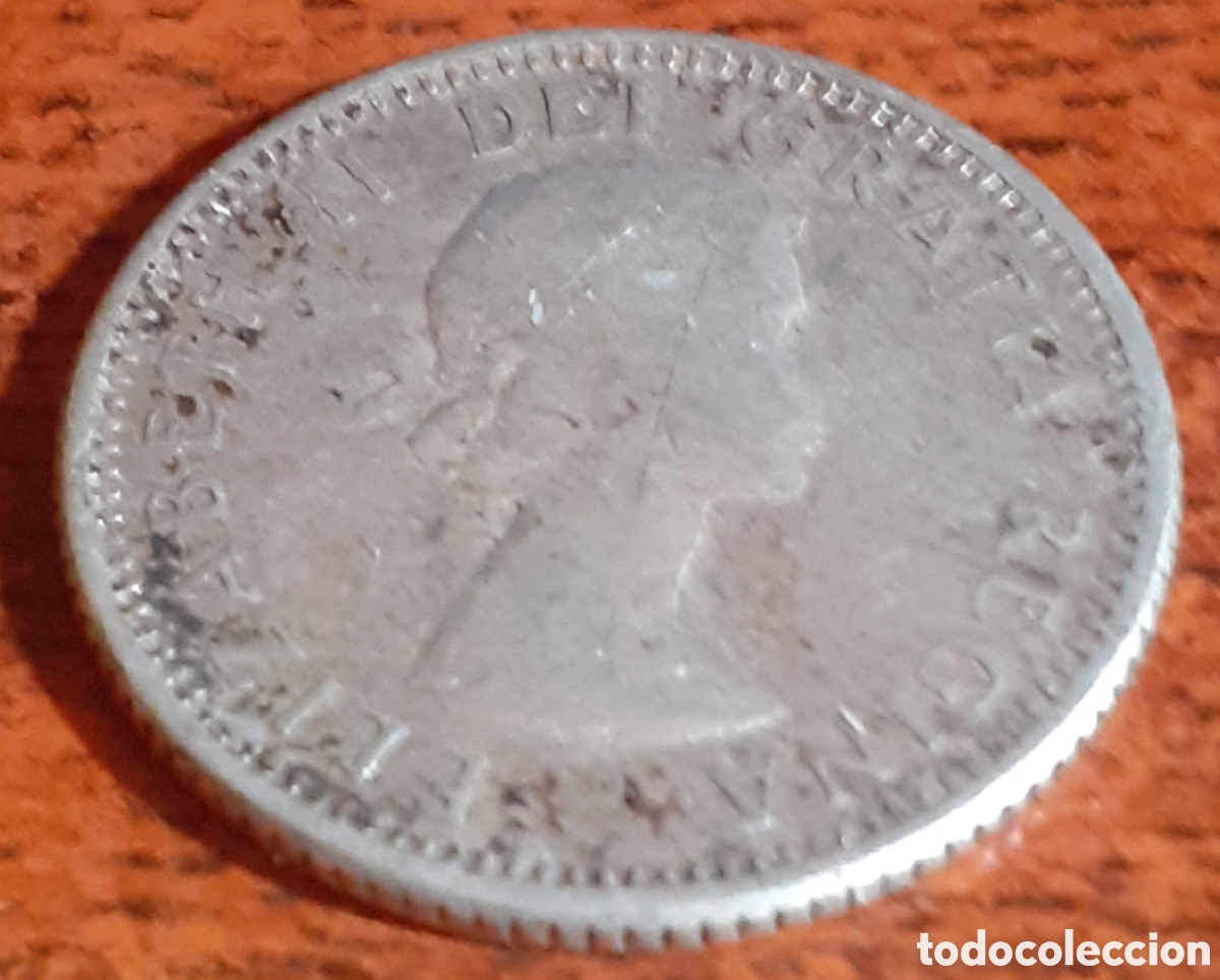 Monedas antiguas de Am&eacute;rica: Canada 10 Centimos 1960 Plata - Foto 1