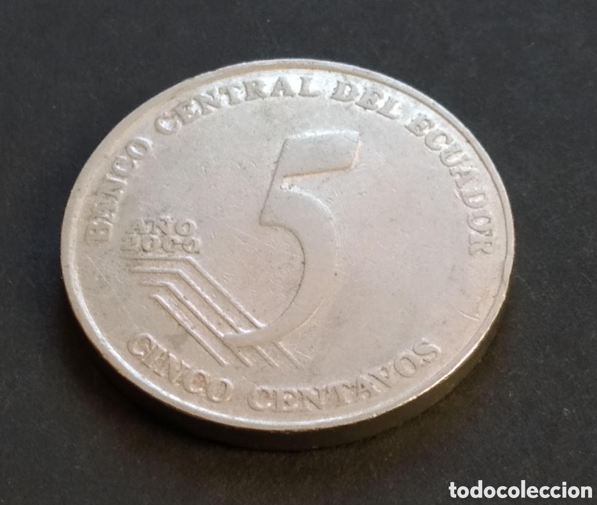 Monedas antiguas de Am&eacute;rica: MONEDA - ECUADOR 5 CENTAVOS 2000 - Foto 3