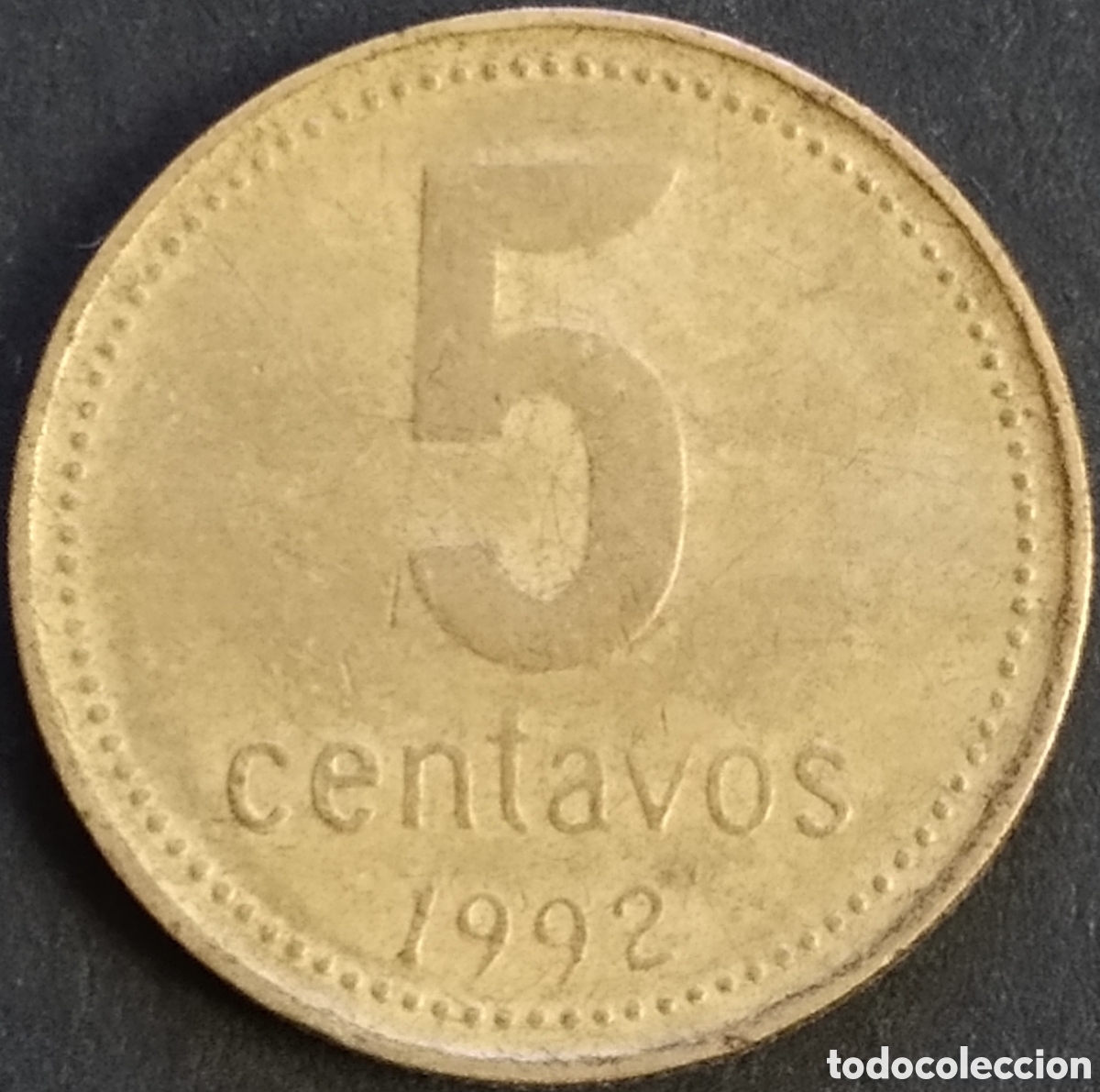 Monedas antiguas de Am&eacute;rica: MONEDA - ARGENTINA 5 CENTAVOS 1992 - Foto 1