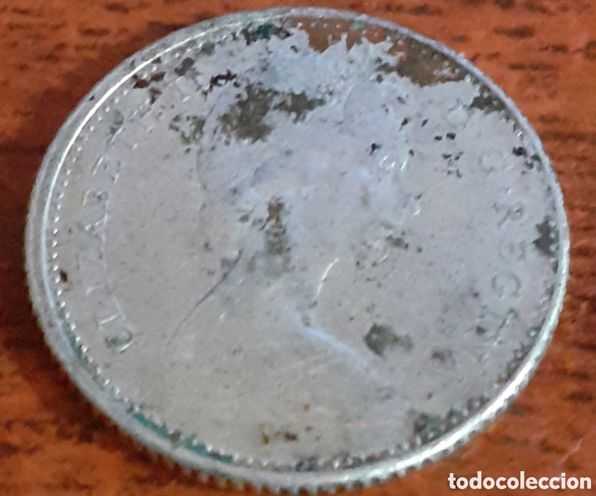 Monedas antiguas de Am&eacute;rica: Canada 10 Centimos 1968 plata - Foto 1