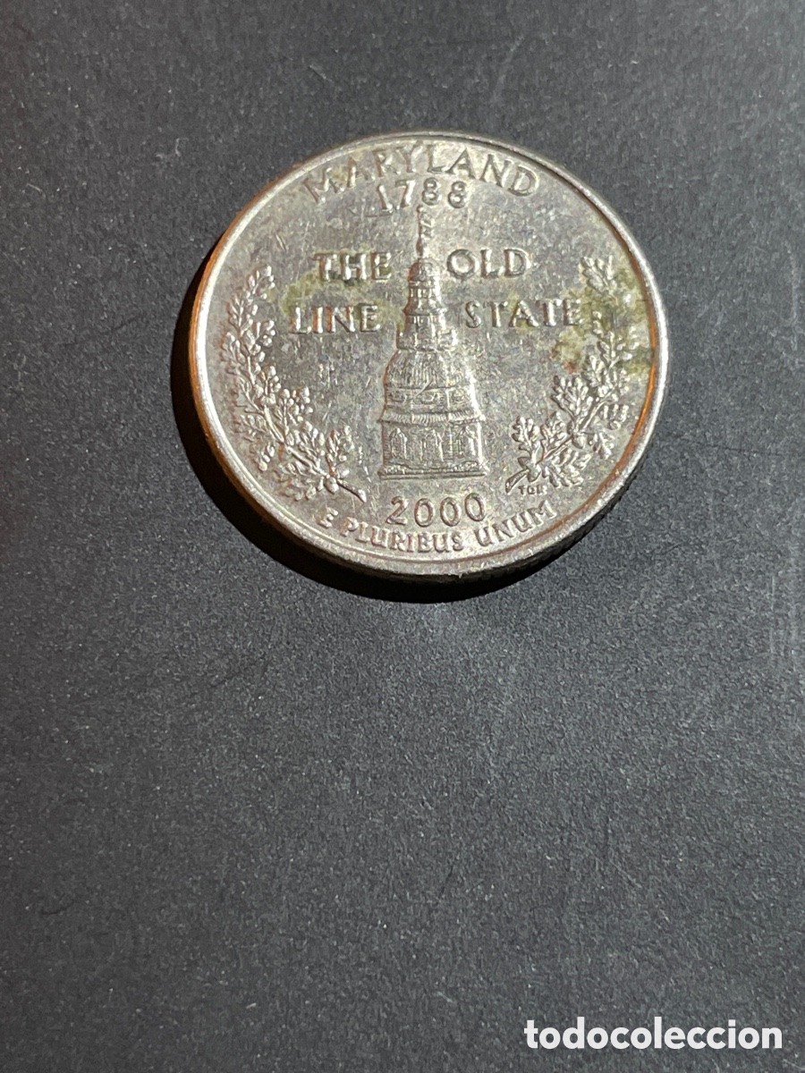 Monedas antiguas de Am&eacute;rica: 1/4 dollar a&ntilde;i 2000 EEUU - Foto 2