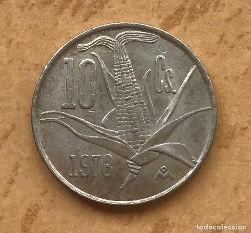 Monedas antiguas de Am&eacute;rica: 10 centavos de M&eacute;xico (M&eacute;jico). A&ntilde;o 1978