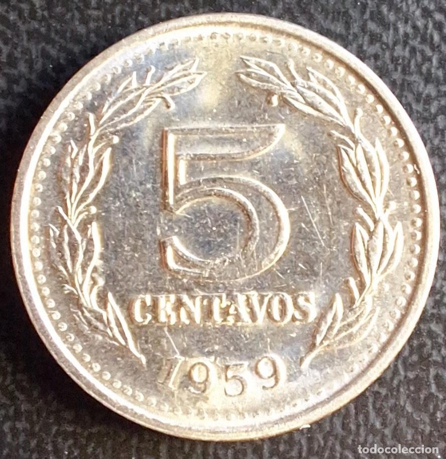 Monedas antiguas de Am&eacute;rica: 5 Centavos 1959 - Argentina - Foto 1