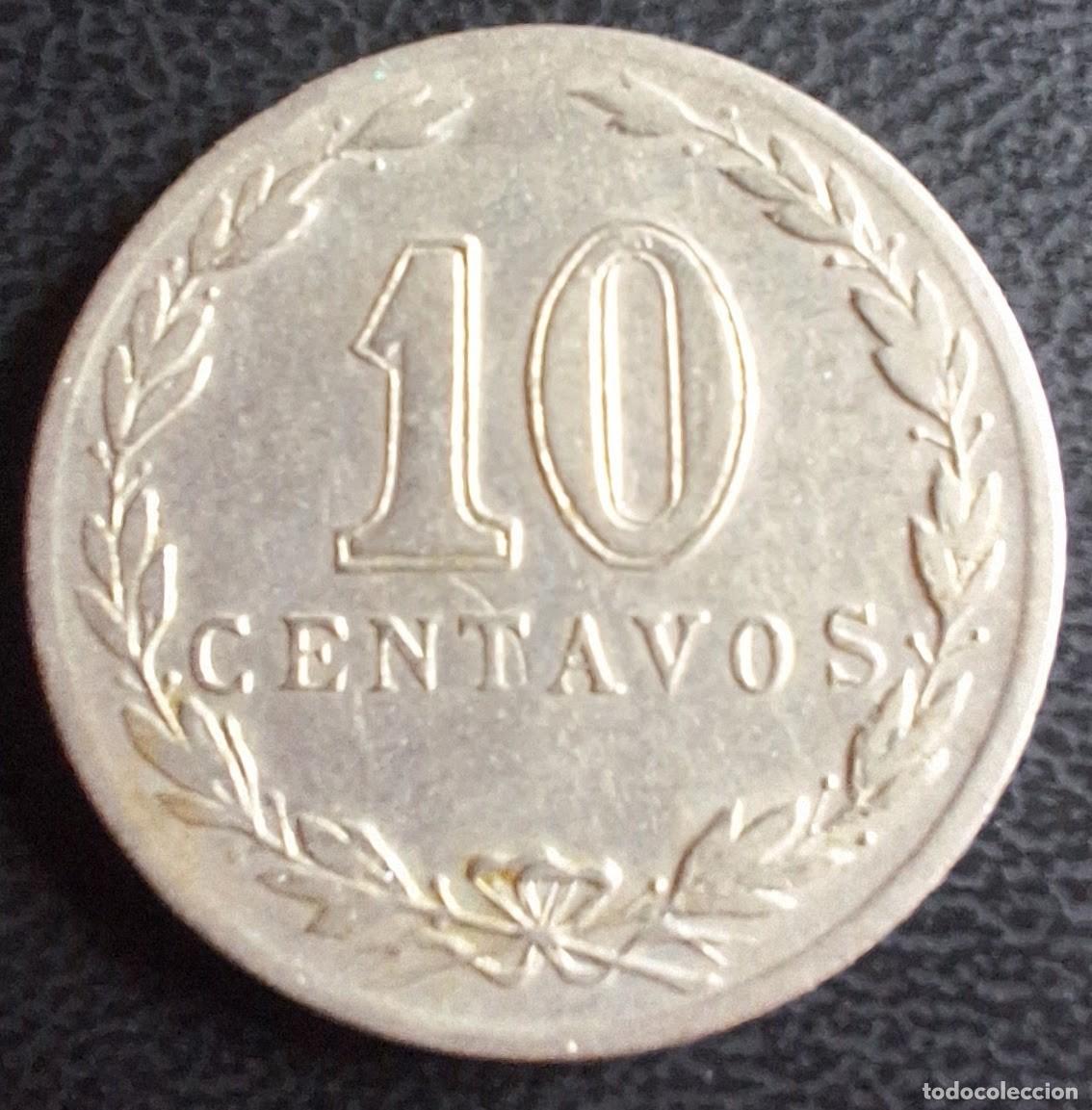 Monedas antiguas de Am&eacute;rica: 10 Centavos 1938 - Argentina - Foto 2