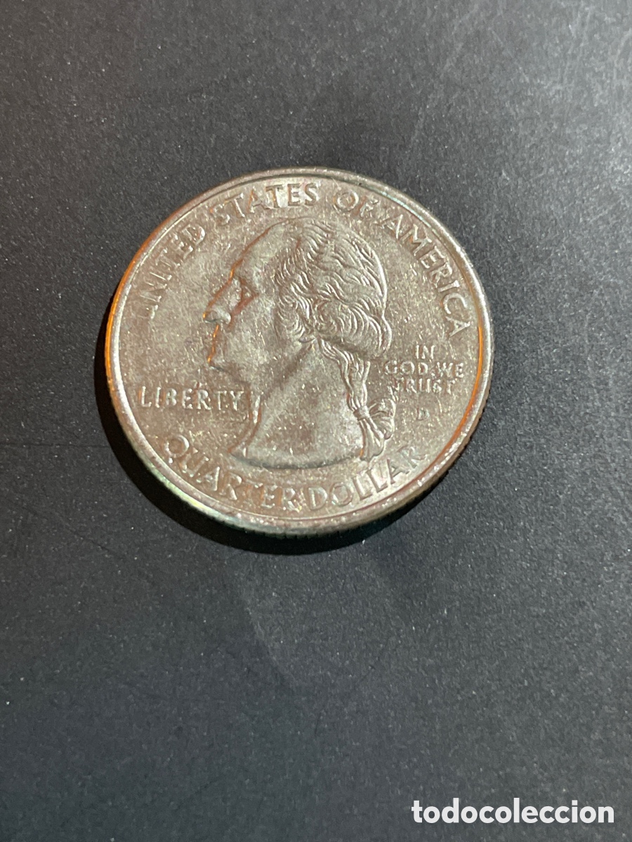 Monedas antiguas de Am&eacute;rica: 1/4 d&oacute;lar a&ntilde;o 2001 EEUU - Foto 1