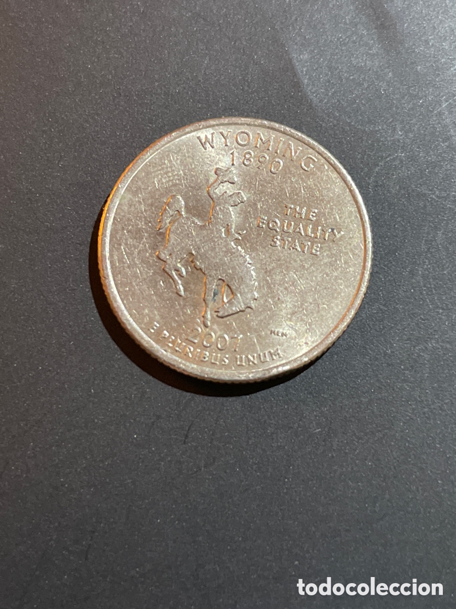 Monedas antiguas de Am&eacute;rica: 1/4 d&oacute;lar EEUU a&ntilde;o 2007 - Foto 1