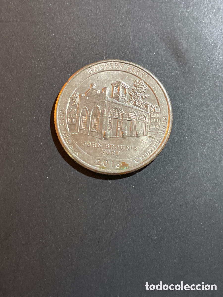 Monedas antiguas de Am&eacute;rica: 1/4 d&oacute;lar a&ntilde;o 2016 EEUU - Foto 1