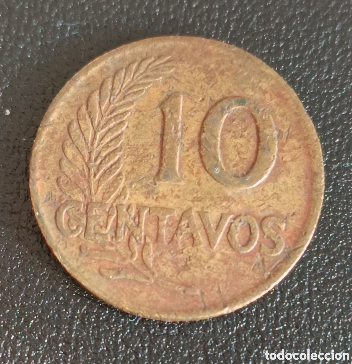 Monedas antiguas de Am&eacute;rica: Moneda de Per&uacute; de 10 centavos, A&ntilde;o 1965 - Foto 2