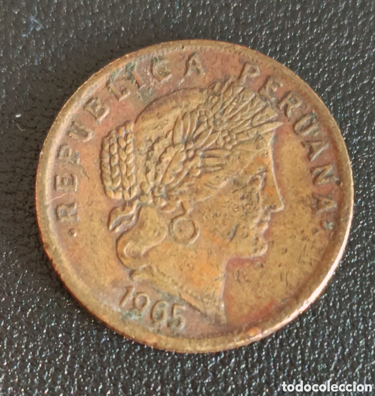 Monedas antiguas de Am&eacute;rica: Moneda de Per&uacute; de 10 centavos, A&ntilde;o 1965 - Foto 1