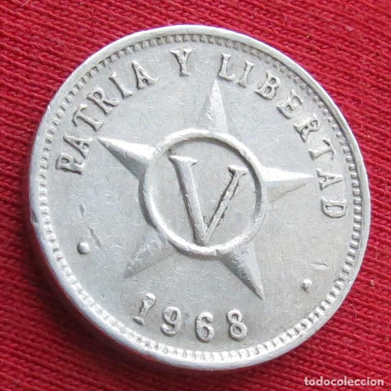 Monedas antiguas de Am&eacute;rica: Cuba 5 centavos 1968 #1 ,,, - Foto 1