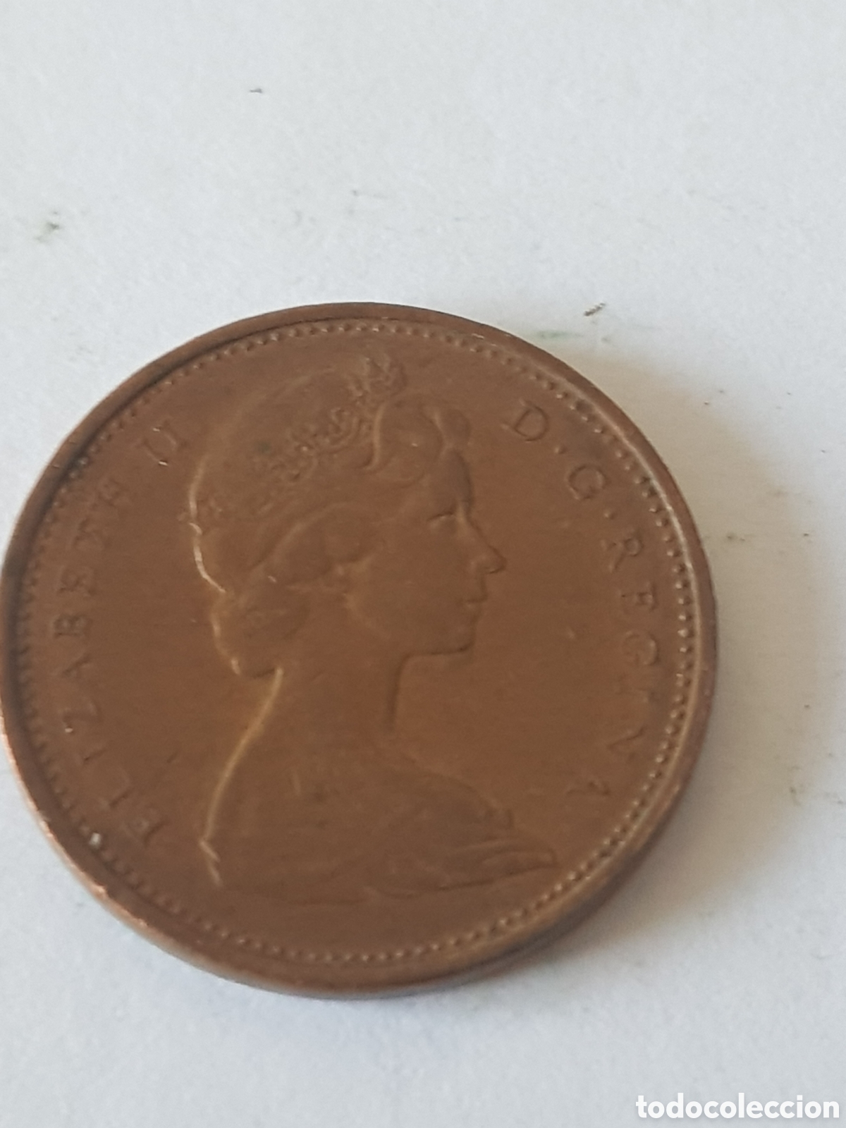 Monedas antiguas de Am&eacute;rica: 1 Cent Canada 1965 C&eacute;ntimo - Foto 3