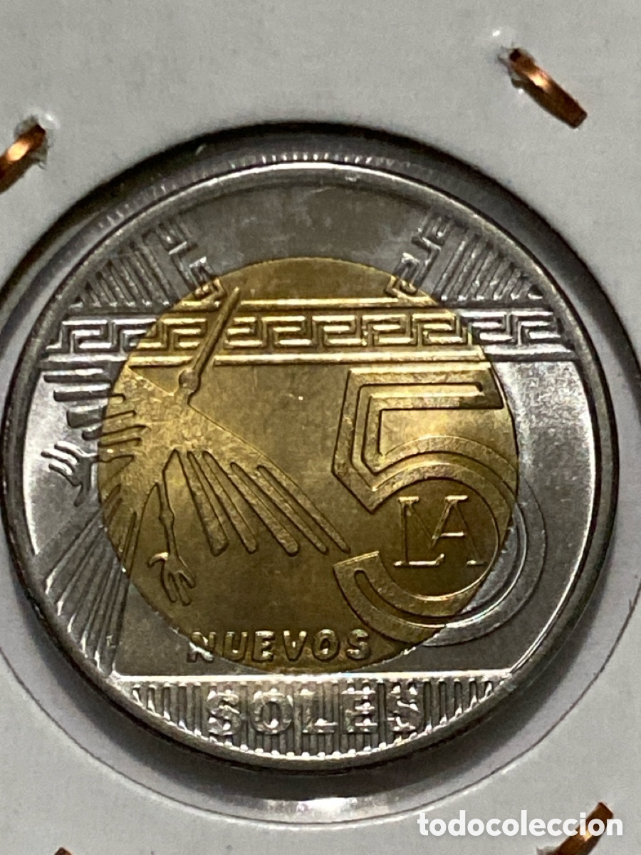 Monedas antiguas de Am&eacute;rica: Per&uacute;, 5 soles, 2014, sin circular - Foto 2