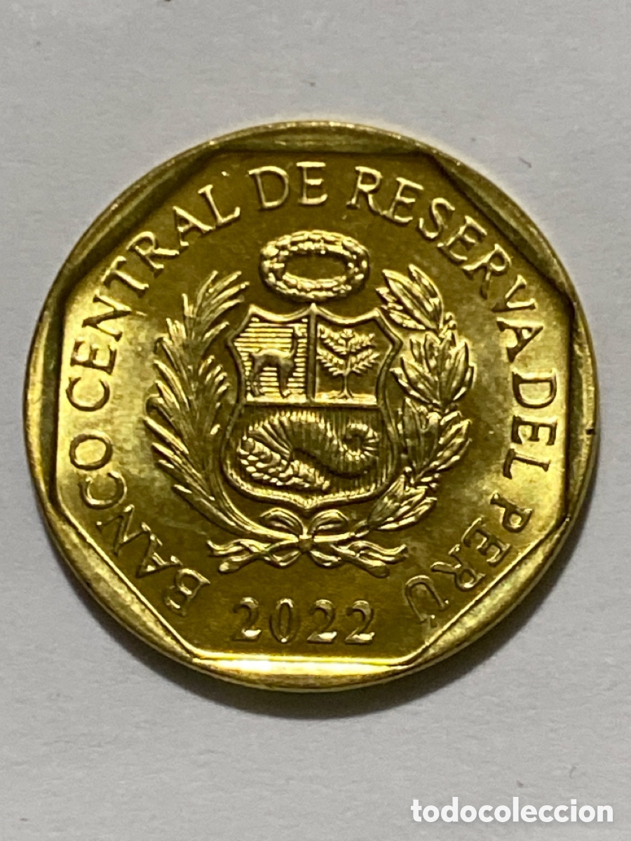 Monedas antiguas de Am&eacute;rica: Per&uacute; 10 centimos 2022 SC - Foto 1