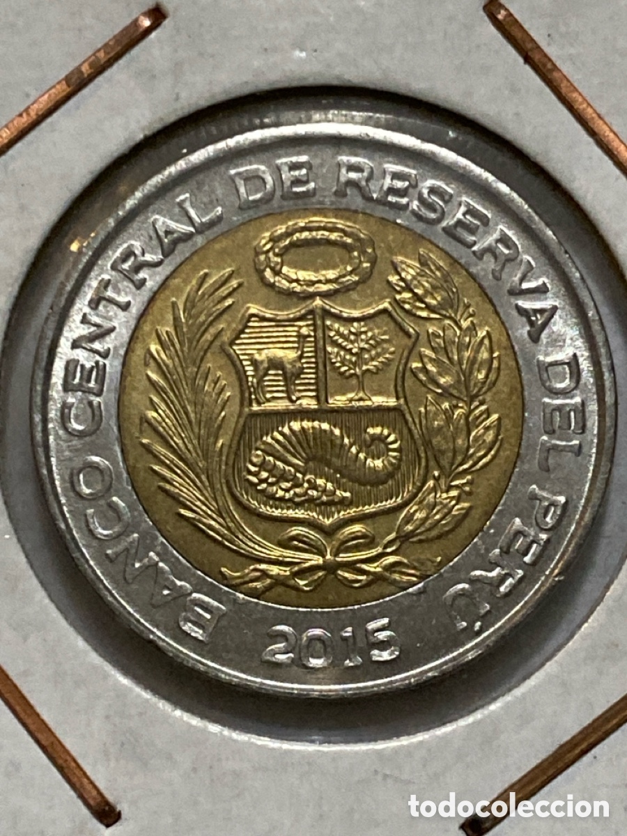 Monedas antiguas de Am&eacute;rica: Peru 2 soles 2015 SC - Foto 1