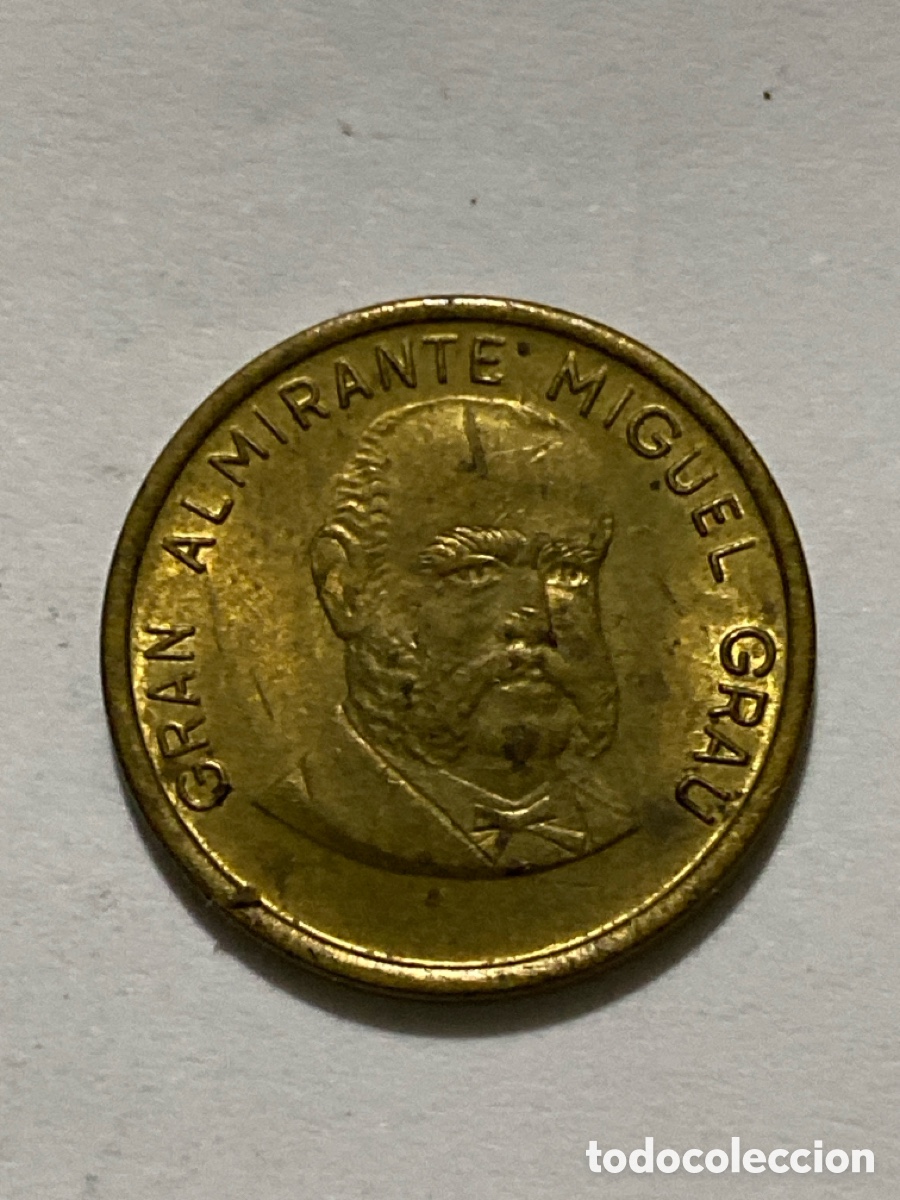 Monedas antiguas de Am&eacute;rica: Peru 10 centimos 1986 - Foto 2