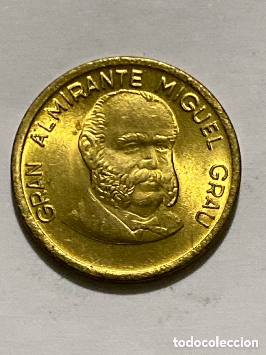 Monedas antiguas de Am&eacute;rica: Per&uacute;. 20 c&eacute;ntimos, 1986. - Foto 1