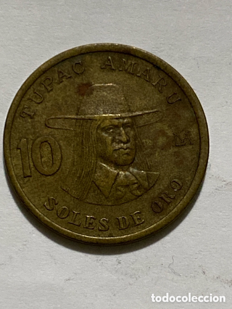 Monedas antiguas de Am&eacute;rica: Per&uacute; 10 soles de oro 1982 - Foto 1