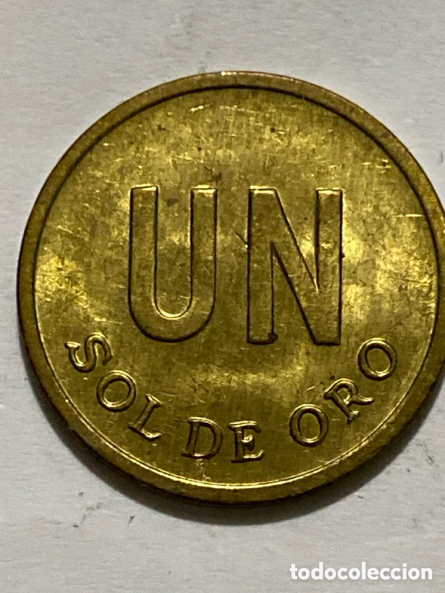 Monedas antiguas de Am&eacute;rica: Per&uacute;, un sol de oro 1976 - Foto 2