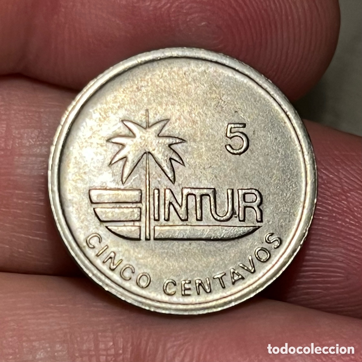 Monedas antiguas de Am&eacute;rica: 5 centavos 1989 Cuba - Foto 2