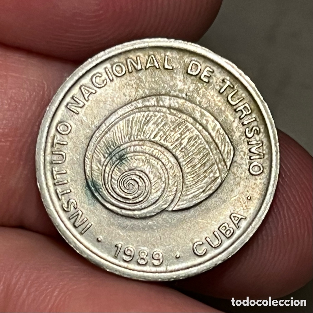 Monedas antiguas de Am&eacute;rica: 5 centavos 1989 Cuba - Foto 1