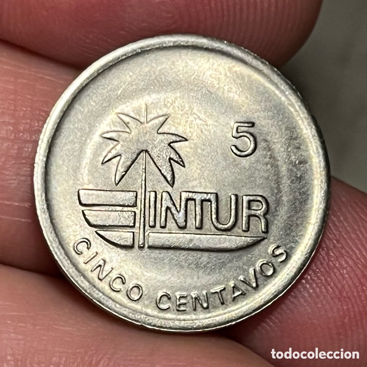 Monedas antiguas de Am&eacute;rica: 5 centavos 1989 Cuba - Foto 2