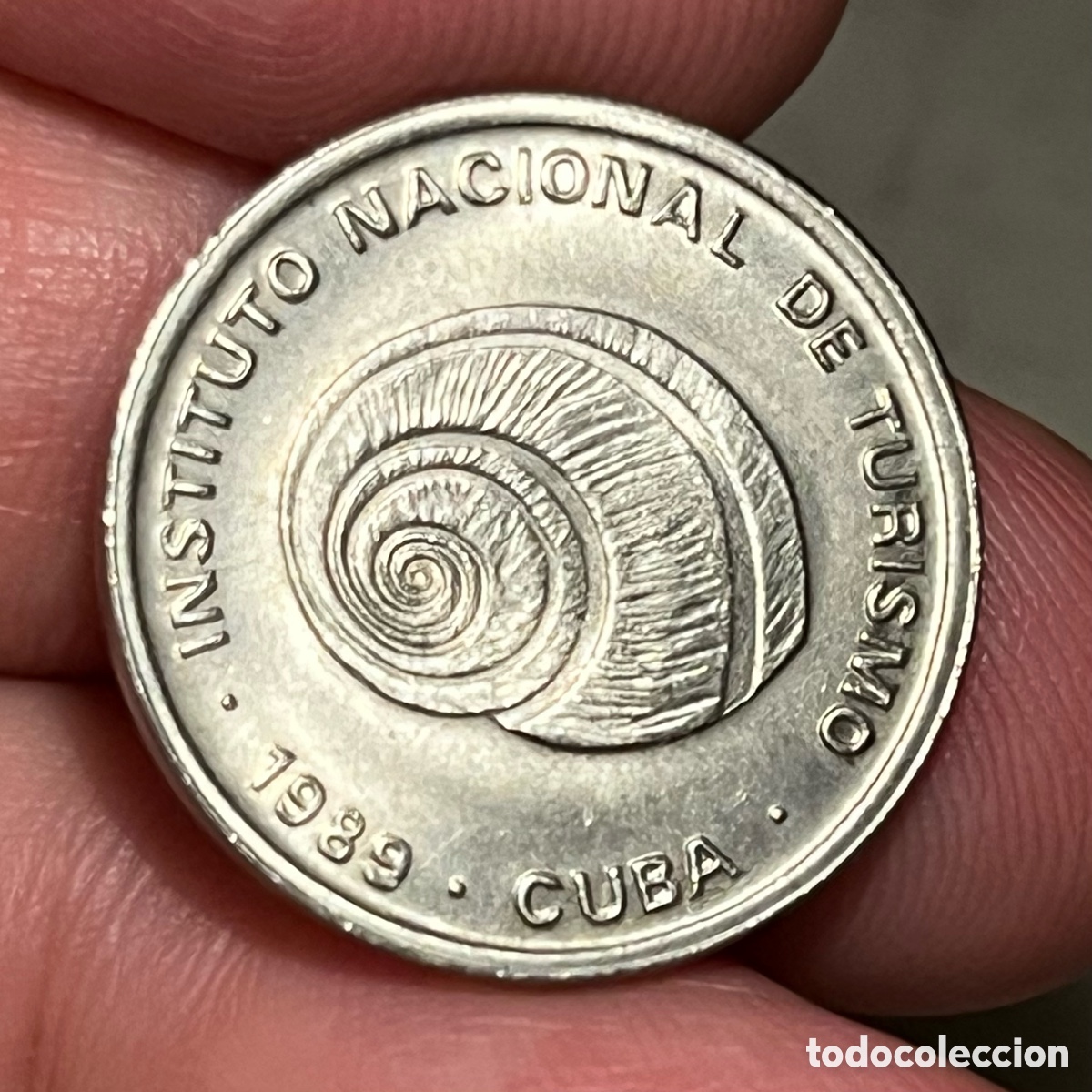 Monedas antiguas de Am&eacute;rica: 5 centavos 1989 Cuba - Foto 1