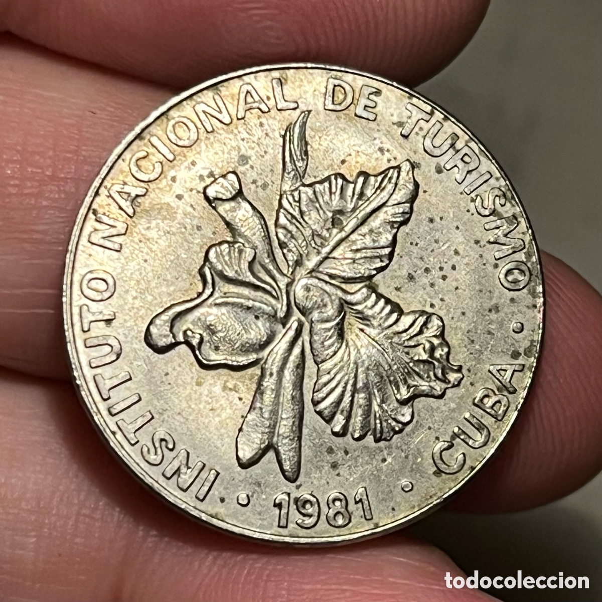 Monedas antiguas de Am&eacute;rica: 25 centavos 1981 Cuba - Foto 1