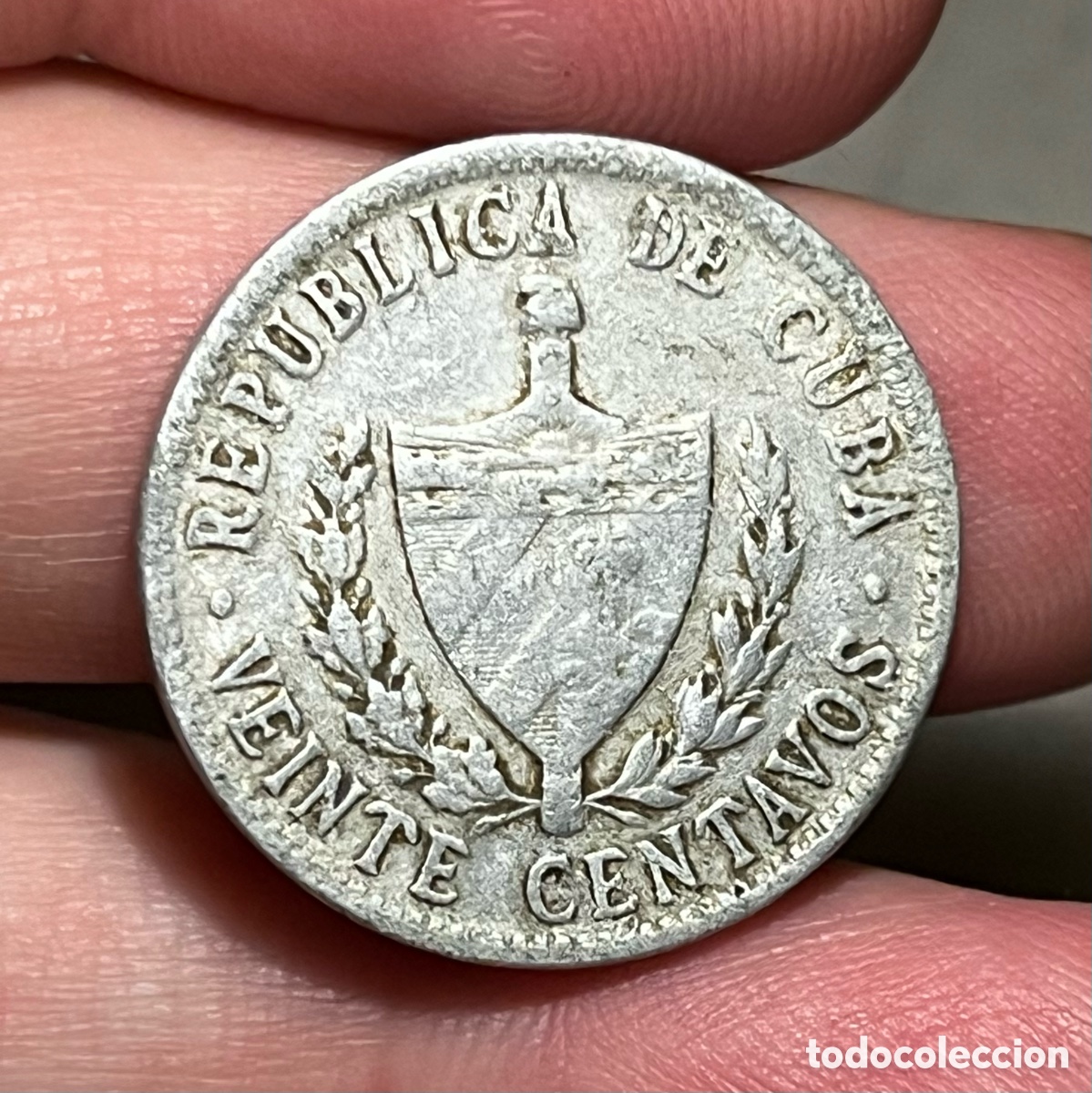 Monedas antiguas de Am&eacute;rica: 20 centavos 1969 Cuba - Foto 2