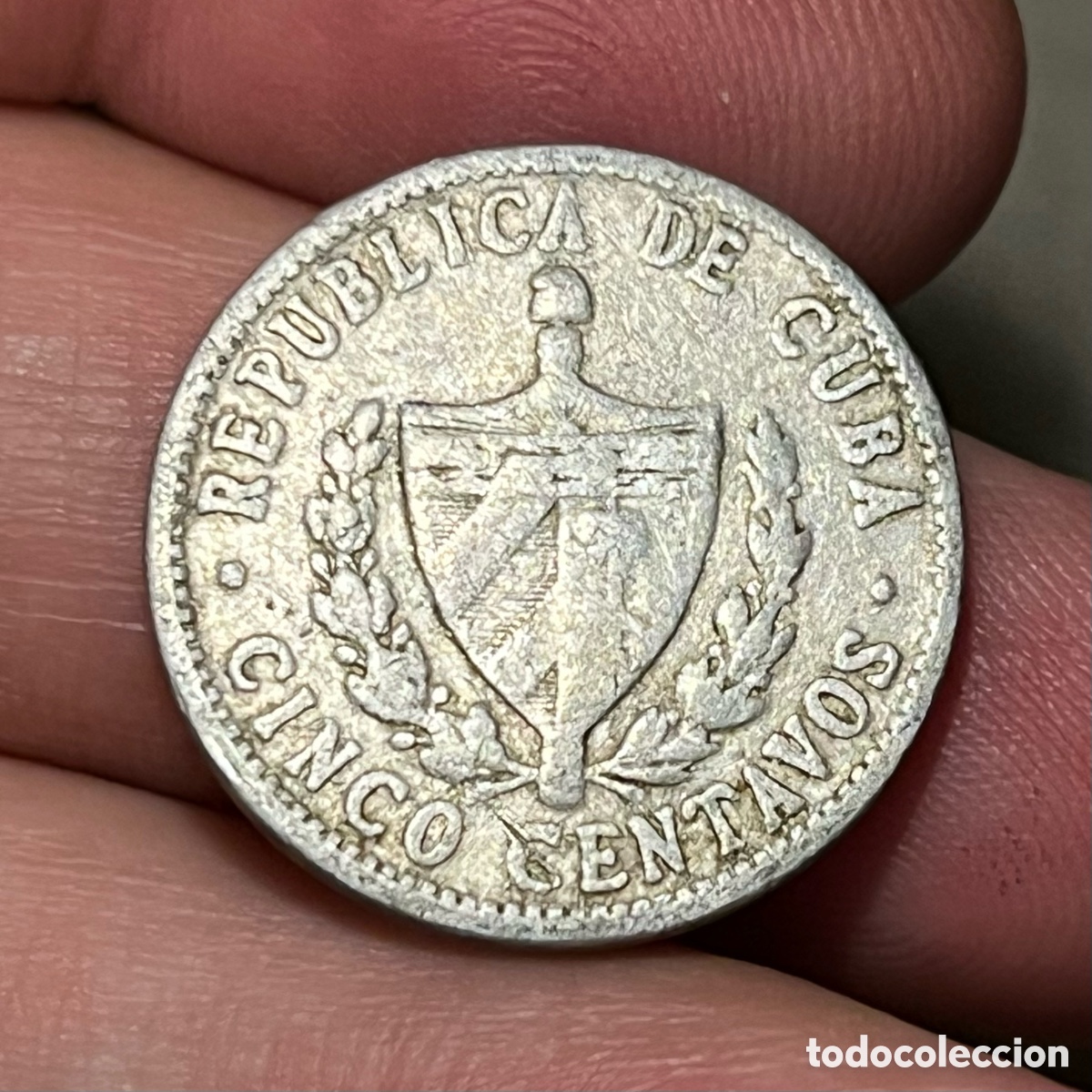 Monedas antiguas de Am&eacute;rica: 5 centavos 1968 Cuba - Foto 2