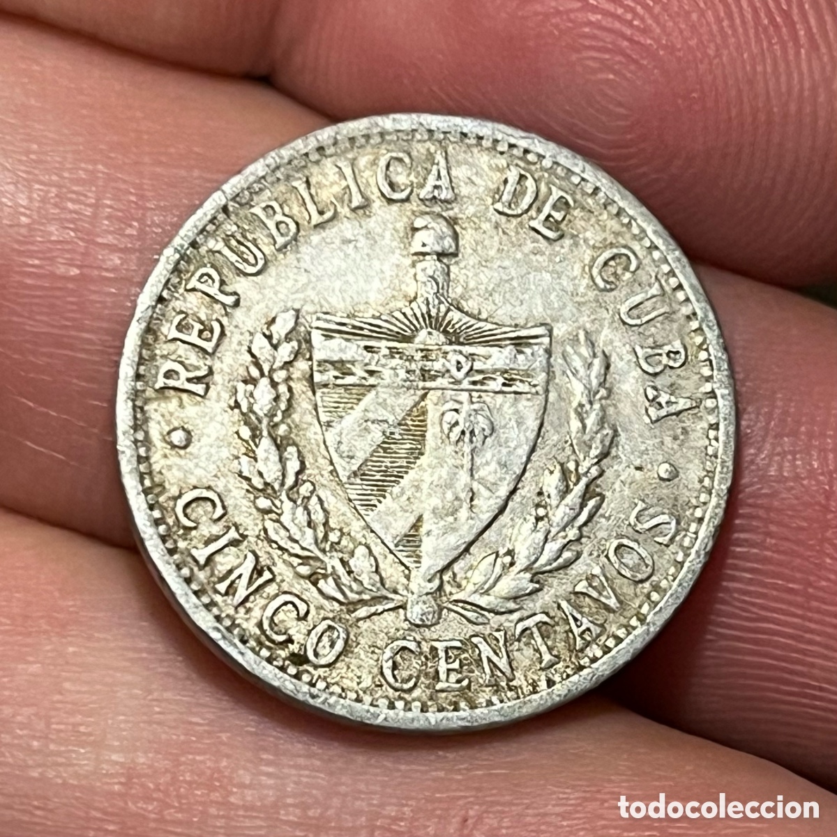 Monedas antiguas de Am&eacute;rica: 5 centavos 1971 Cuba - Foto 2