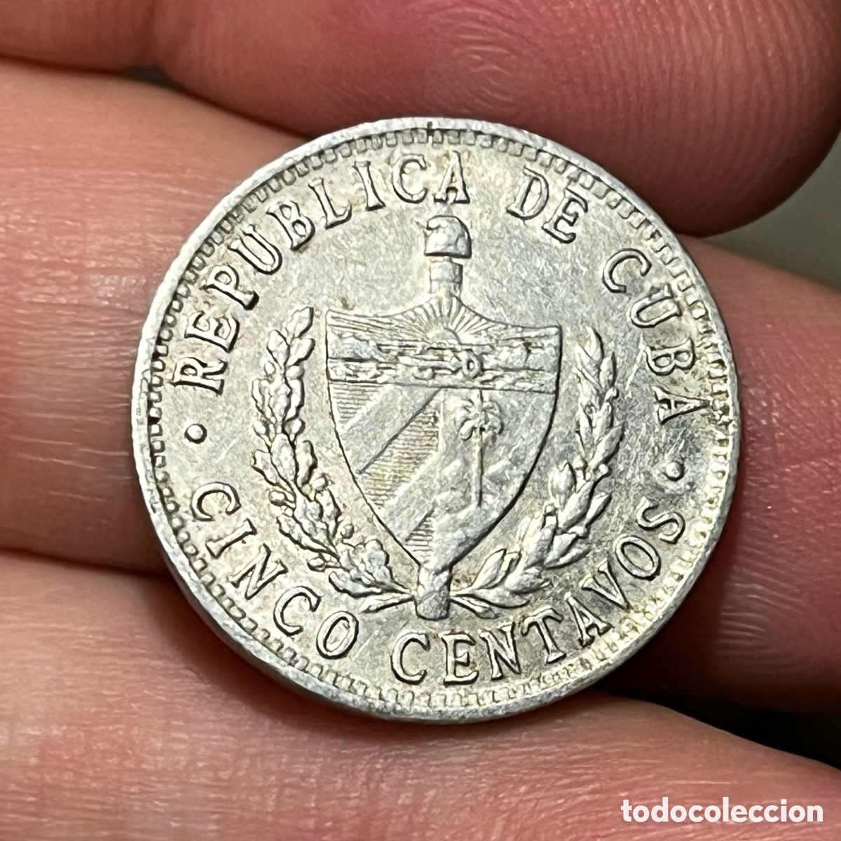 Monedas antiguas de Am&eacute;rica: 5 centavos 1972 Cuba - Foto 2