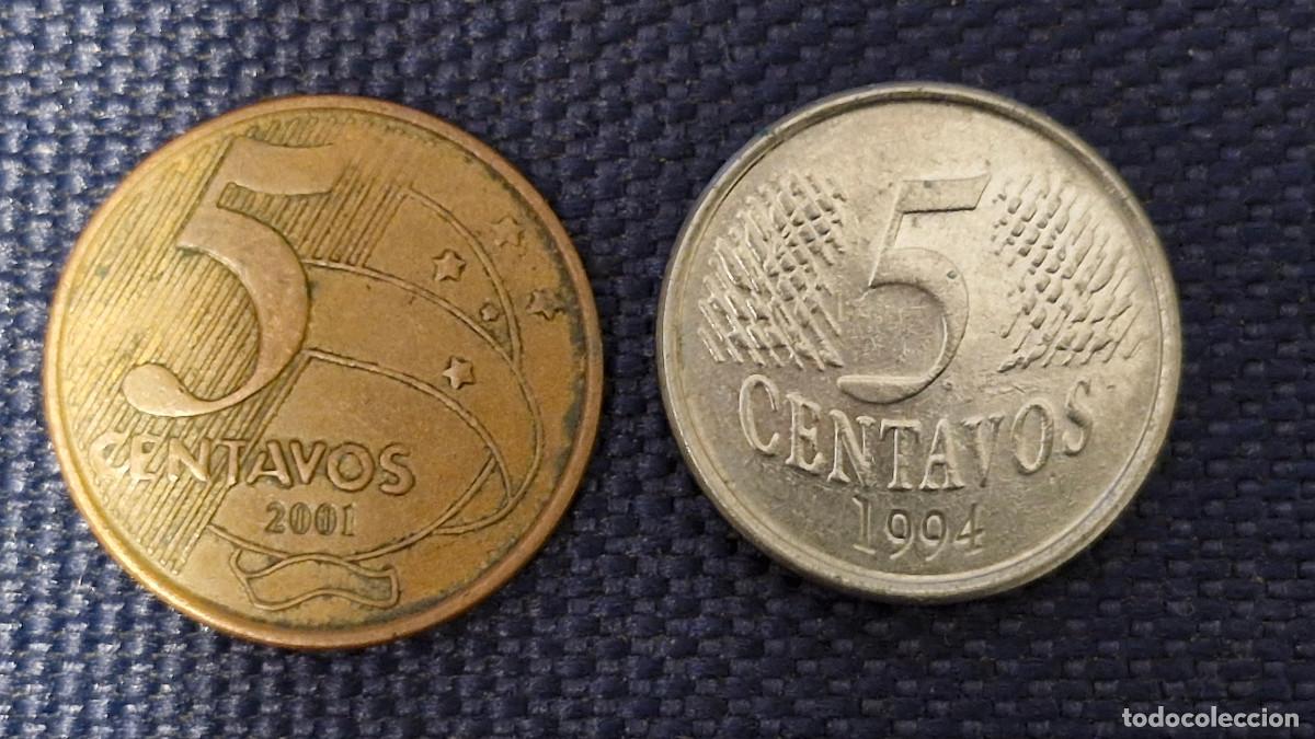 Monedas antiguas de Am&eacute;rica: Lote 3 monedas de Brasil - Foto 1