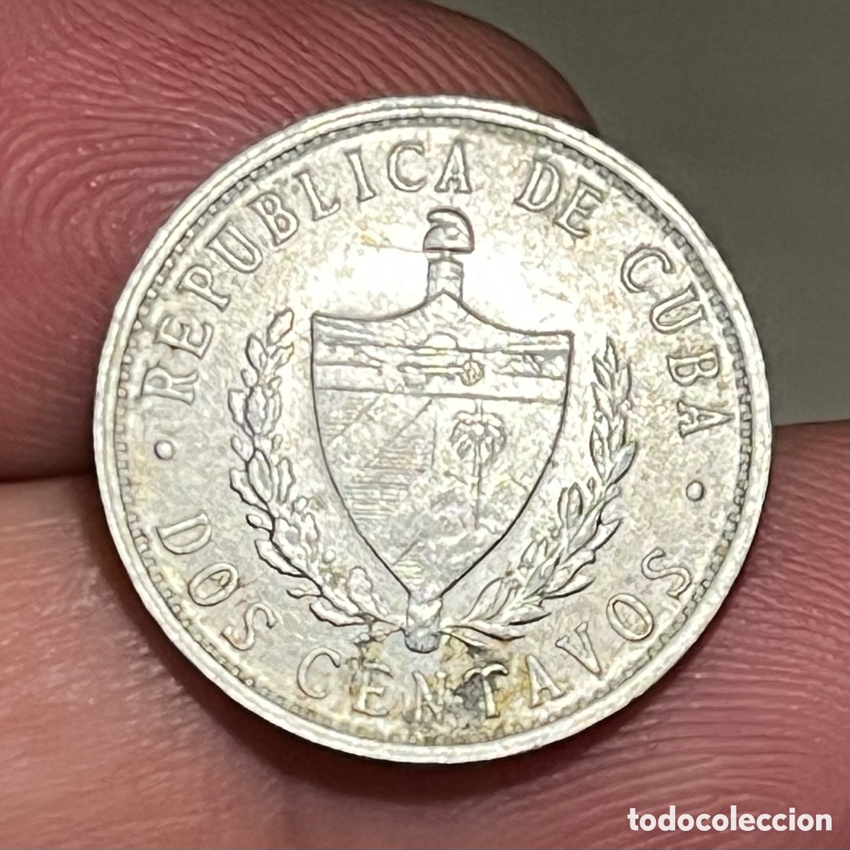 Monedas antiguas de Am&eacute;rica: 2 centavos 1984 Cuba - Foto 2