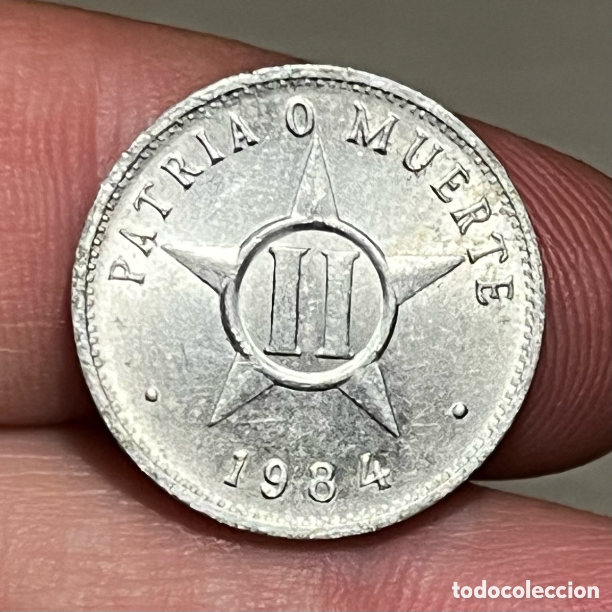 Monedas antiguas de Am&eacute;rica: 2 centavos 1984 Cuba - Foto 1