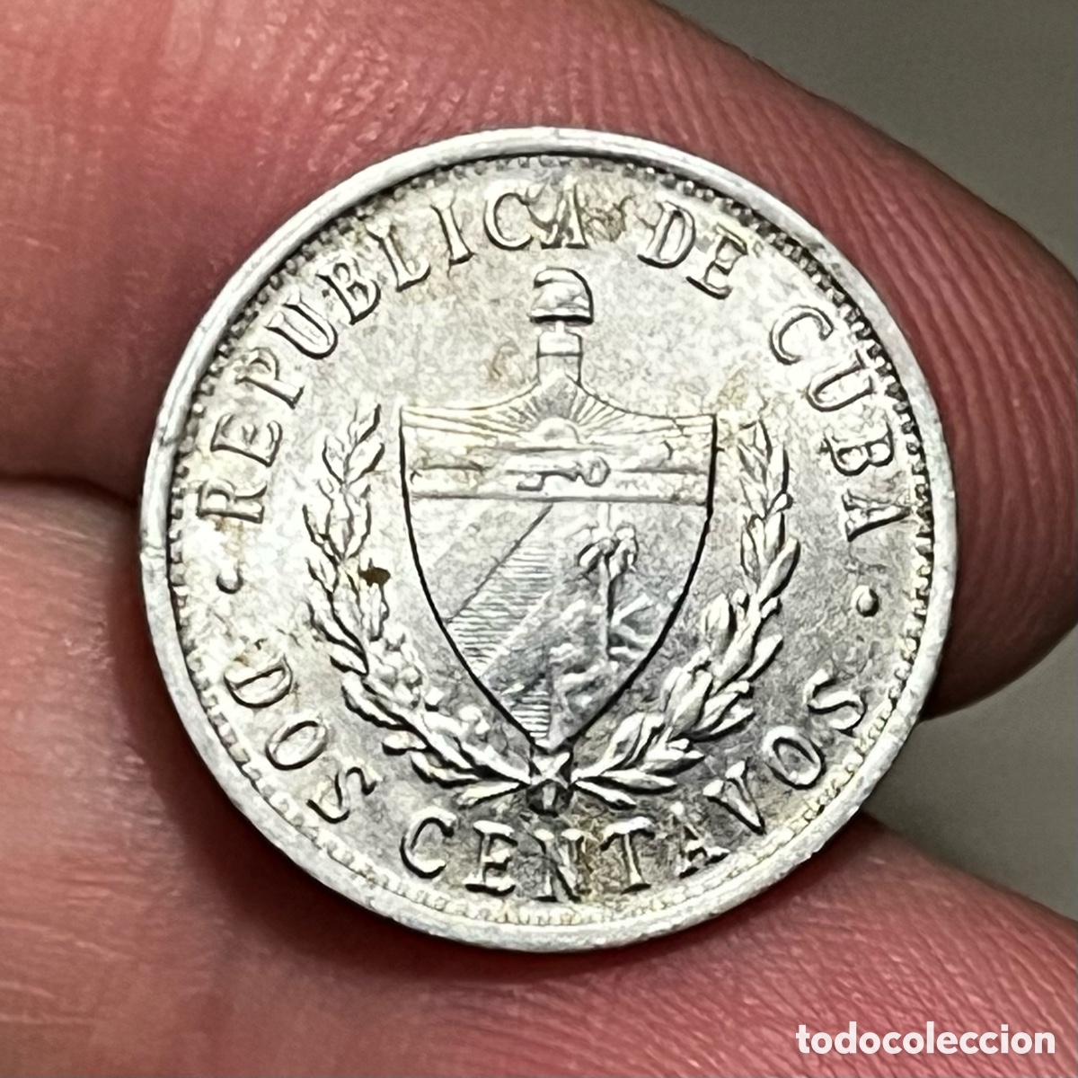 Monedas antiguas de Am&eacute;rica: 2 centavos 1985 Cuba - Foto 2