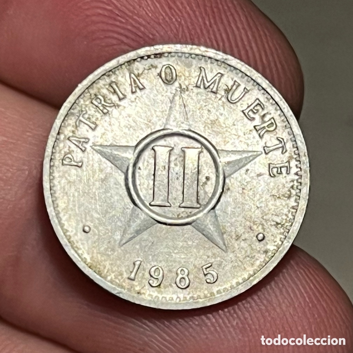 Monedas antiguas de Am&eacute;rica: 2 centavos 1985 Cuba - Foto 1