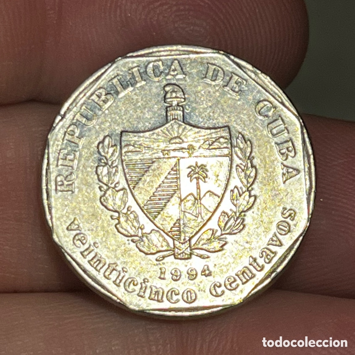 Monedas antiguas de Am&eacute;rica: 25 centavos 1994 Cuba - Foto 1