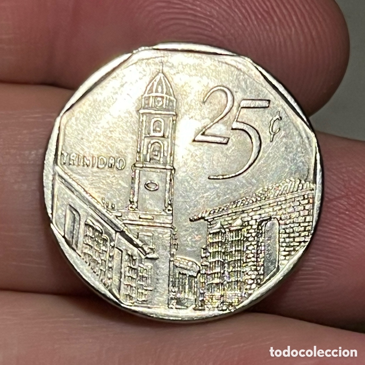 Monedas antiguas de Am&eacute;rica: 25 centavos 1998 Cuba - Foto 2