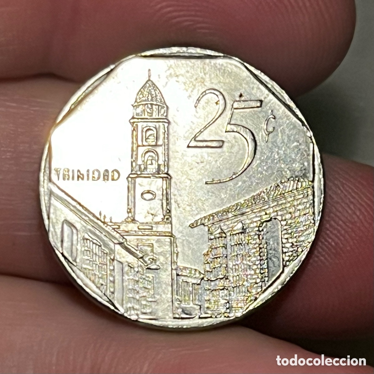 Monedas antiguas de Am&eacute;rica: 25 centavos 2001 Cuba - Foto 2
