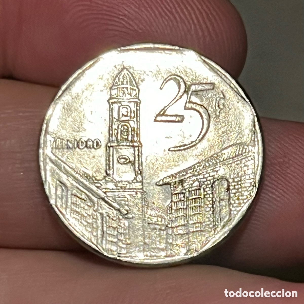 Monedas antiguas de Am&eacute;rica: 25 centavos 2003 Cuba - Foto 2