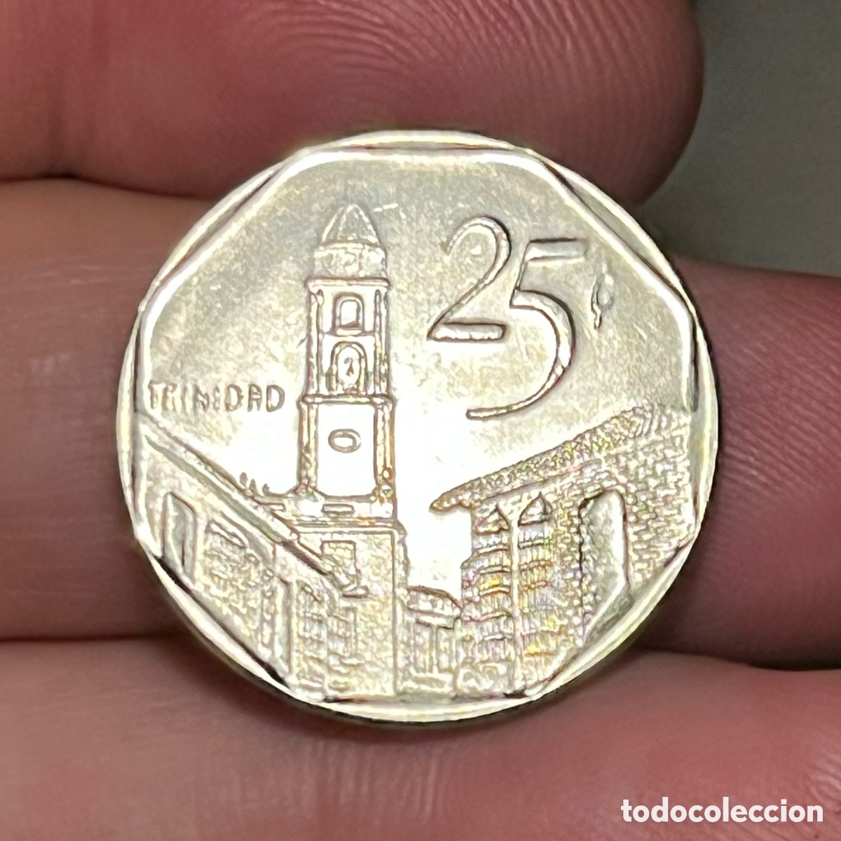 Monedas antiguas de Am&eacute;rica: 25 centavos 2008 Cuba - Foto 2