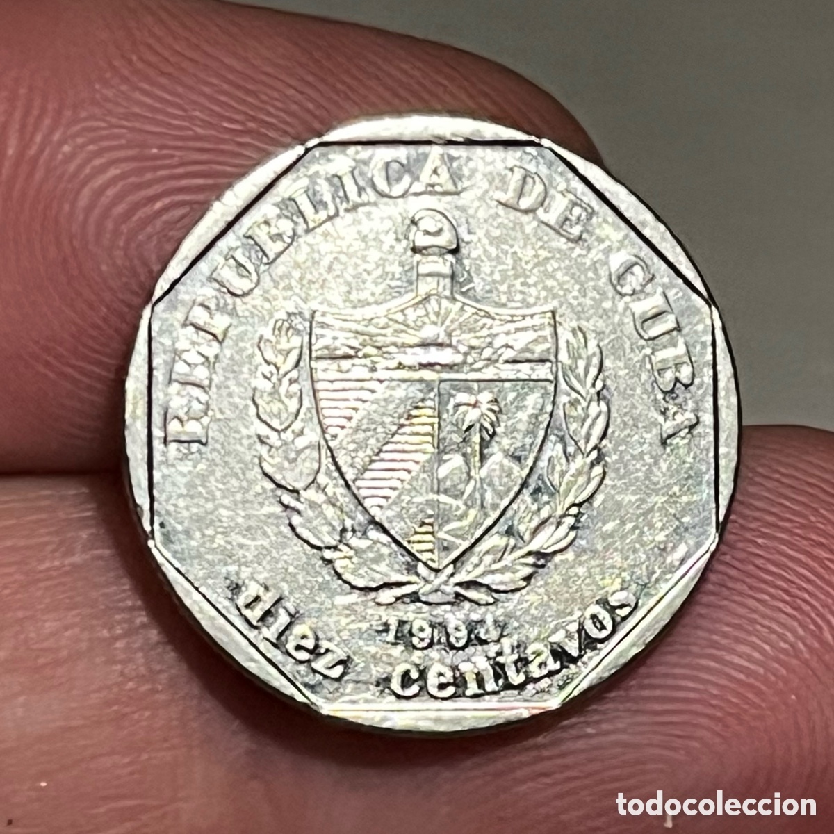 Monedas antiguas de Am&eacute;rica: 10 centavos 1994 Cuba - Foto 1
