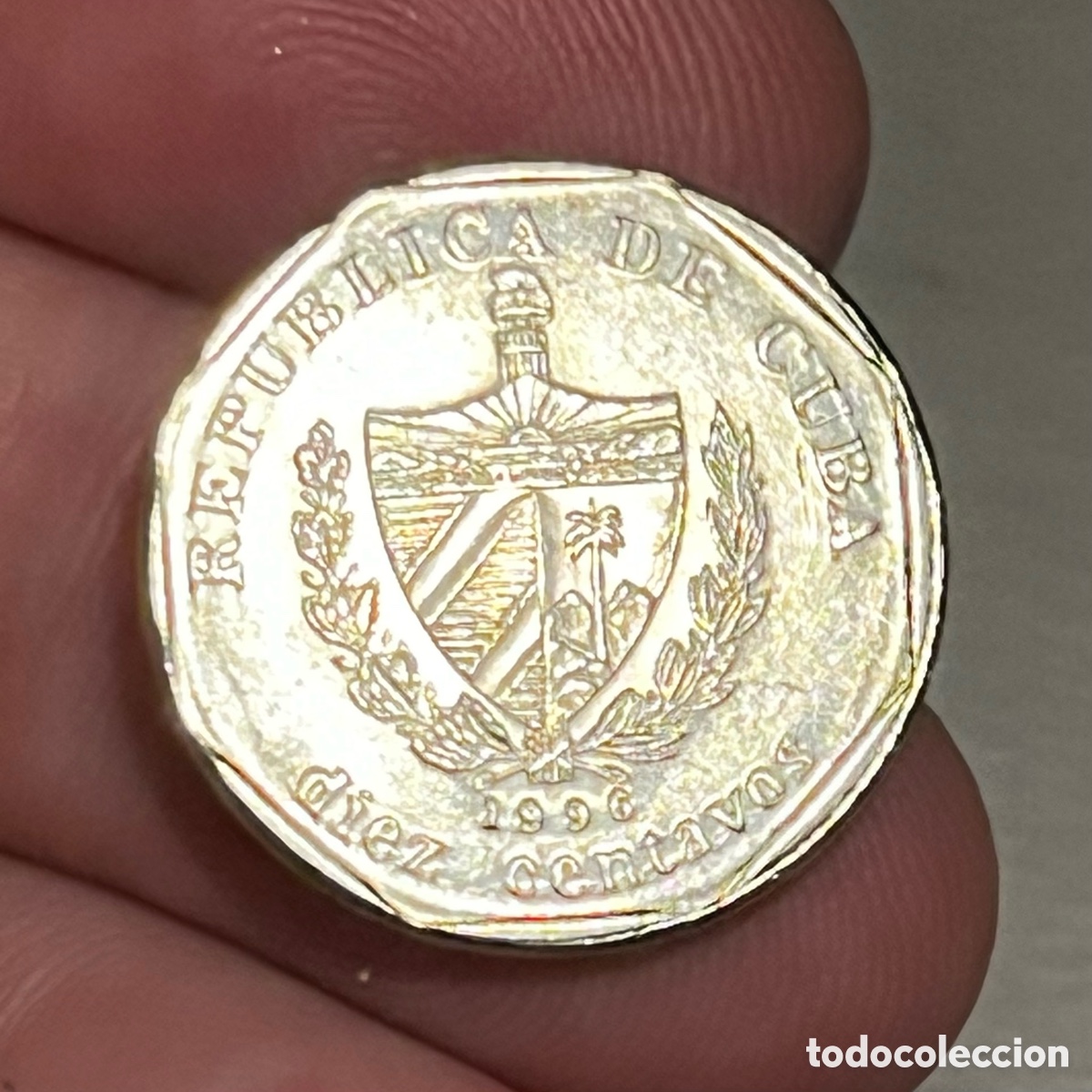 Monedas antiguas de Am&eacute;rica: 10 centavos 1996 Cuba - Foto 1