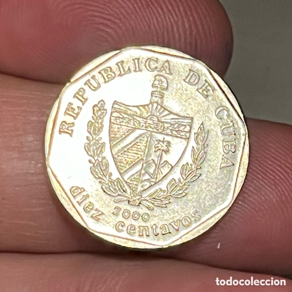 Monedas antiguas de Am&eacute;rica: 10 centavos 2000 Cuba - Foto 1