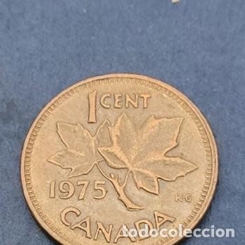 Monedas antiguas de Am&eacute;rica: Moneda 1 centavo 1975 Canad&aacute; - Foto 2