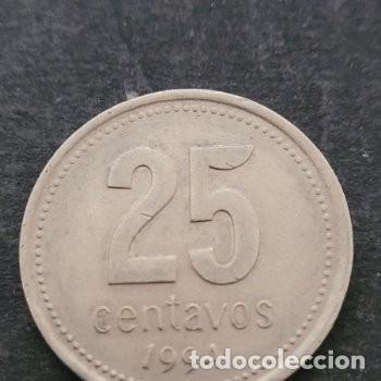 Monedas antiguas de Am&eacute;rica: Moneda 25 centavos 1994 Argentina - Foto 2
