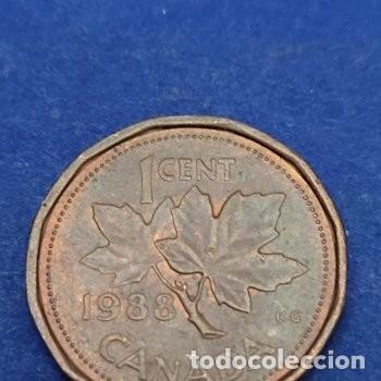 Monedas antiguas de Am&eacute;rica: Moneda 1 centavo 1988 Canad&aacute; - Foto 2